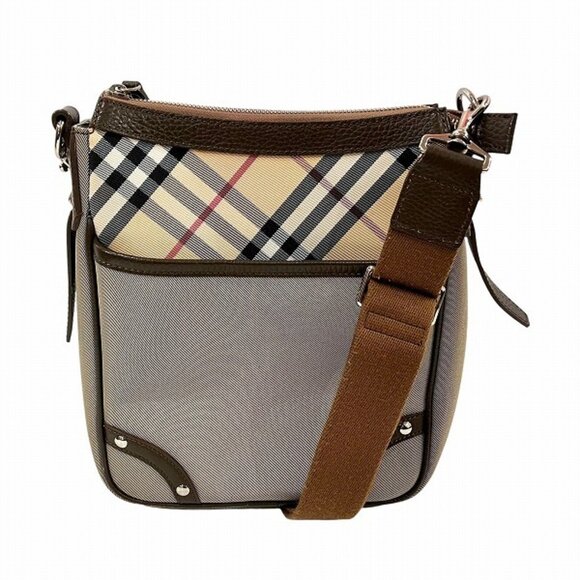 BURBERRY Khaki Shoulder Bag - Picture 1 of 9